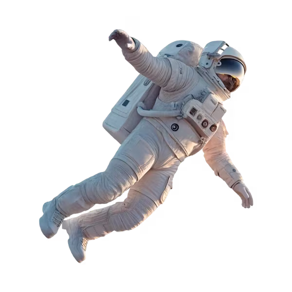 Astronauta representando el servicio de creación de páginas web de Since